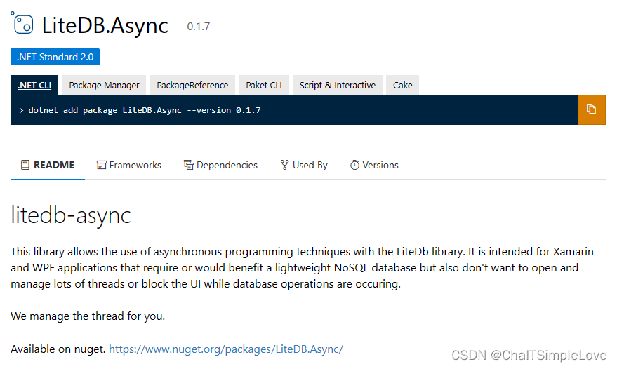 Nuget-LiteDB.Async