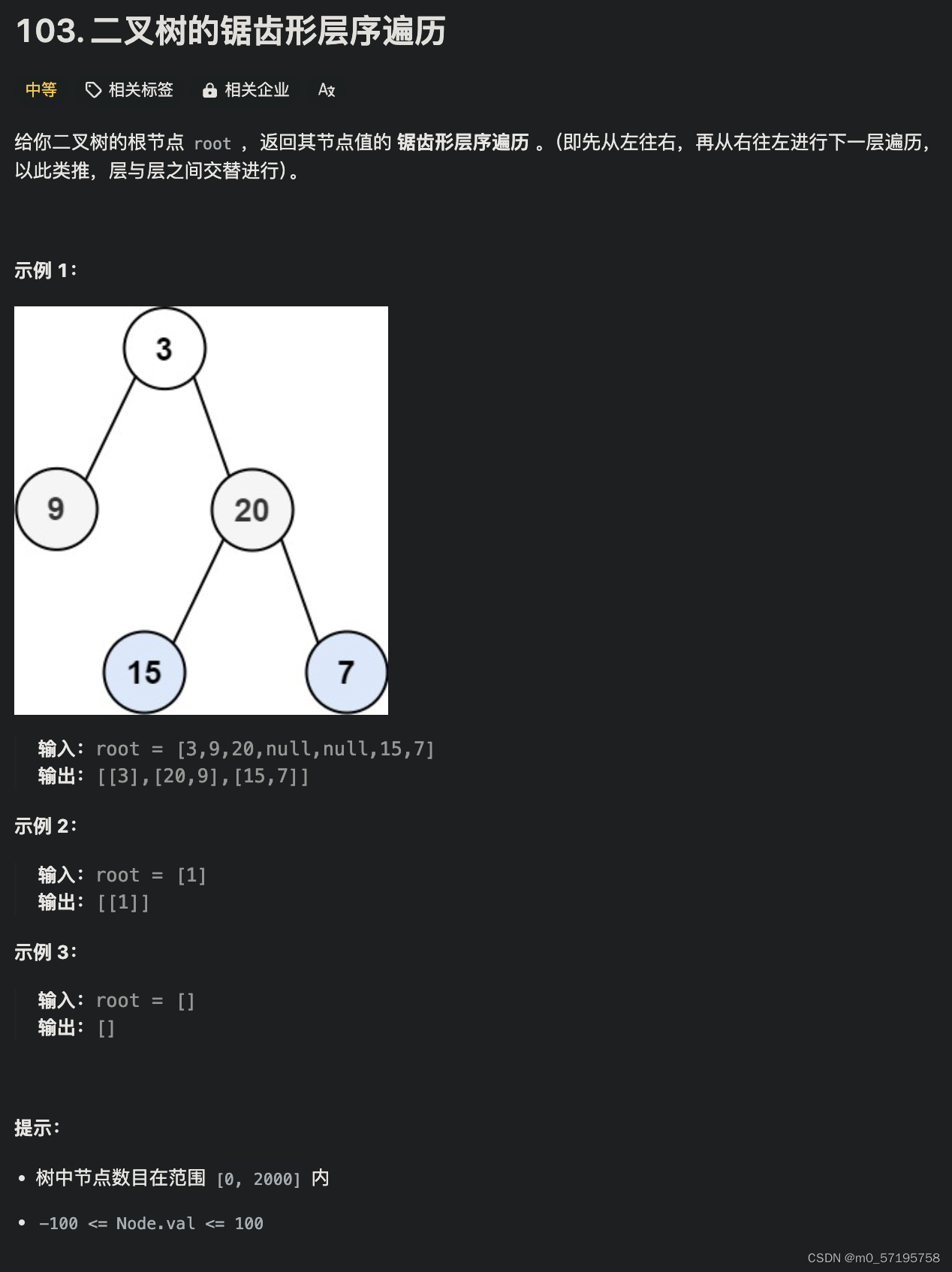 Java | Leetcode Java题解之第103题二叉树的锯齿形层序遍历