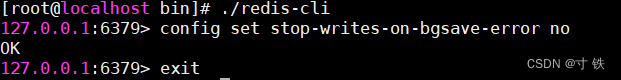 【Redis】MISCONF Redis is configured to save RDB snapshots报错解决方案