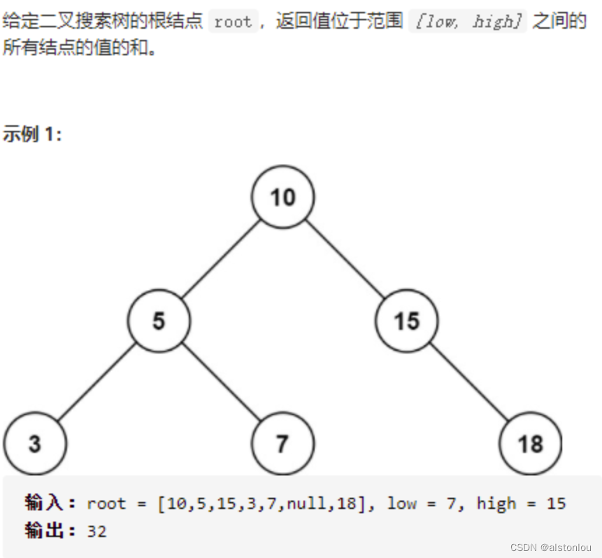 算法第九天-二叉搜索<span style='color:red;'>树</span><span style='color:red;'>的</span><span style='color:red;'>范围</span><span style='color:red;'>和</span>