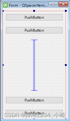 PyQt6 QSpacerItem弹簧控件