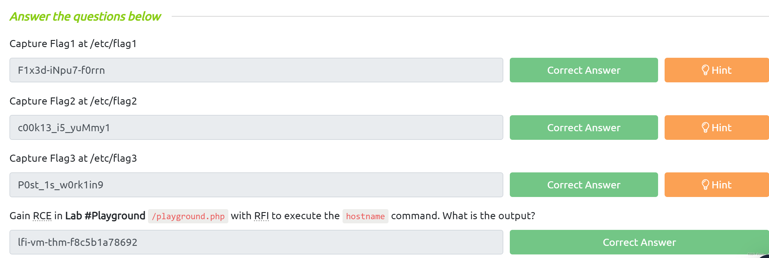 TryHackMe-File Inclusion练习