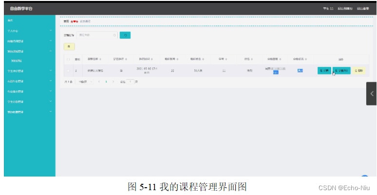 基于JAVA实现自由教学平台设计【附项目源码】分享