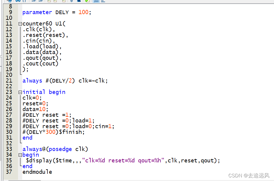 【FPGA & Verilog&Modelsim】 8bitBCD码60计数器_modelsim设计8位计数器-CSDN博客