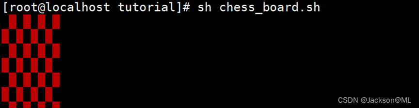 Shell脚本编程案例 – 实现国际象棋棋盘