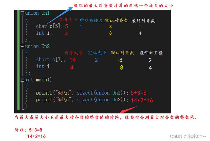 【C语言】：枚举和联合体