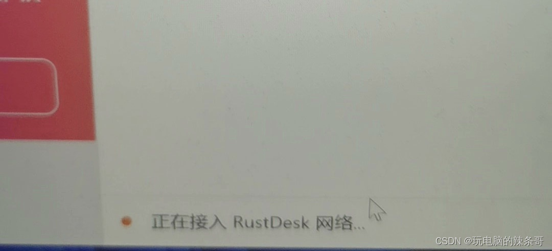 Rustdesk自建服务搭建好了，打开Win10 下客户端下面状态一直正在接入网络，无法成功连接服务器