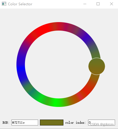 Qt环形<span style='color:red;'>颜色</span>选择控件, 圆环<span style='color:red;'>颜色</span>选择<span style='color:red;'>器</span>