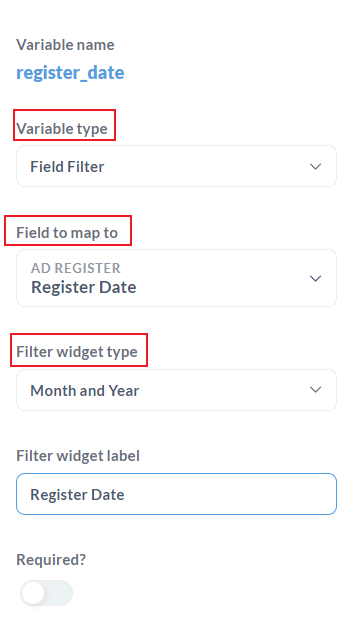 metabase filter