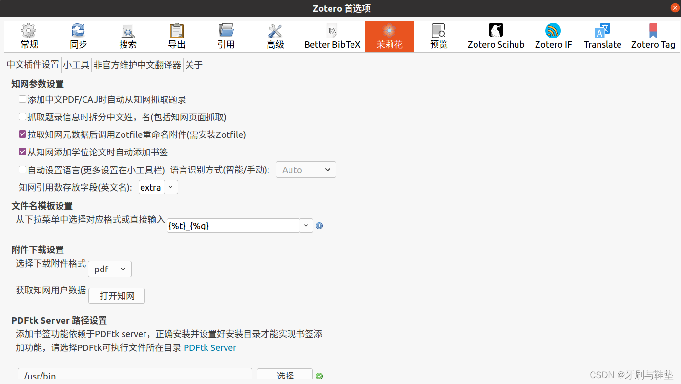 Zotero 配置教程Windonws与Linux