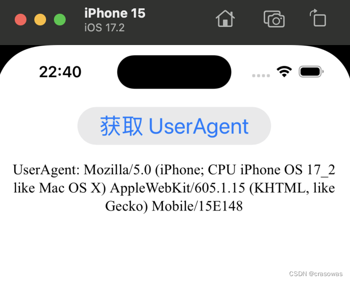 iOS<span style='color:red;'>问题</span>记录 - iOS 17通过NSUserDefaults<span style='color:red;'>设置</span>UserAgent<span style='color:red;'>无效</span>