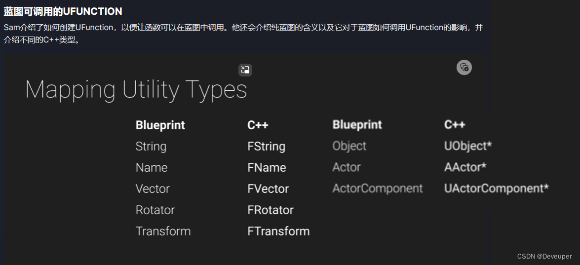 BP蓝图映射到C++笔记1