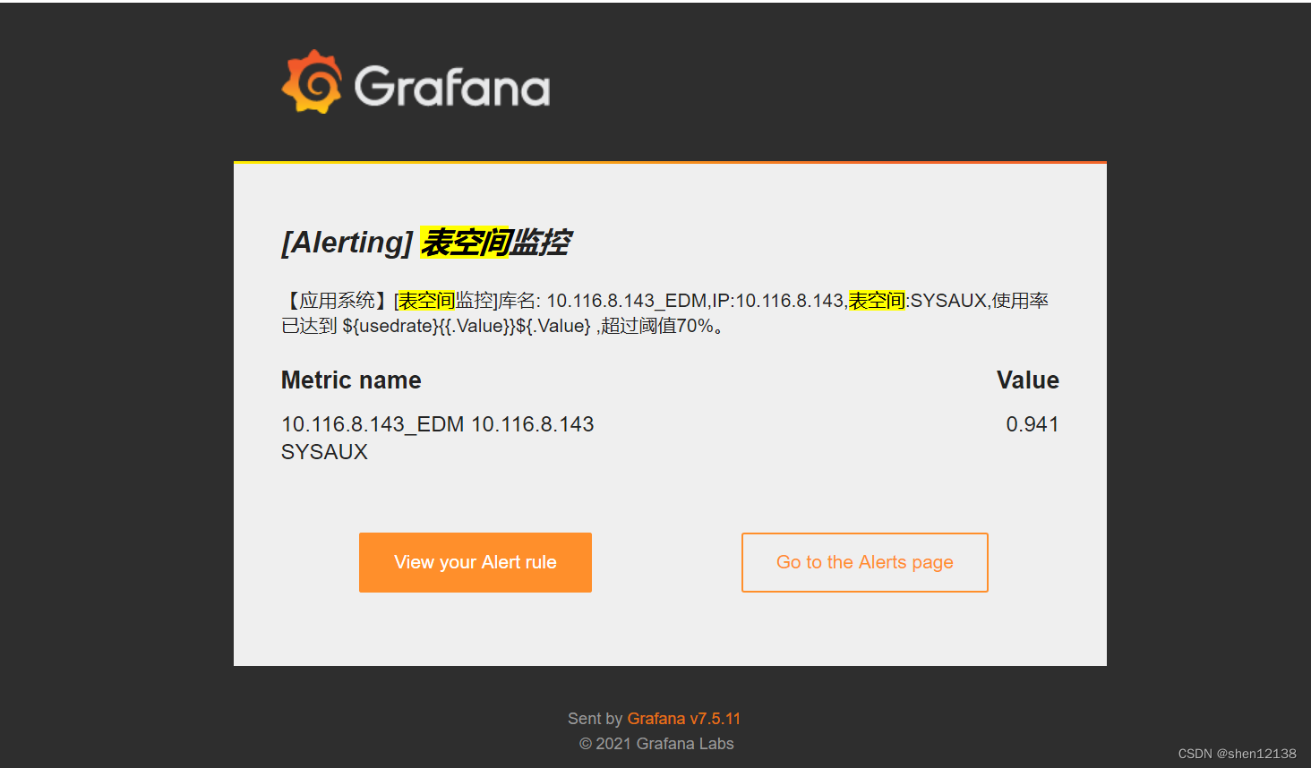 [Grafana]ES数据源Alert告警发送