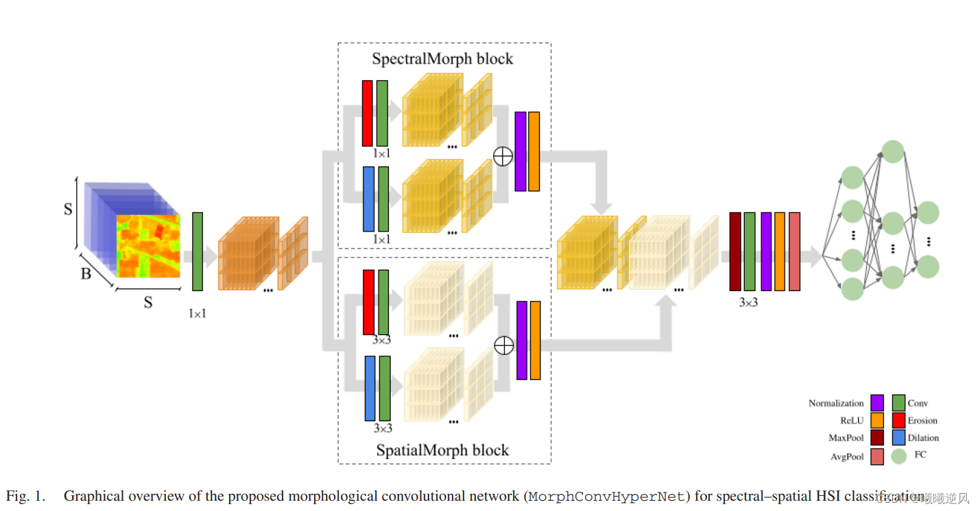 高光谱分类论文解读分享之基于形态卷积神经网络的高光谱影像分类