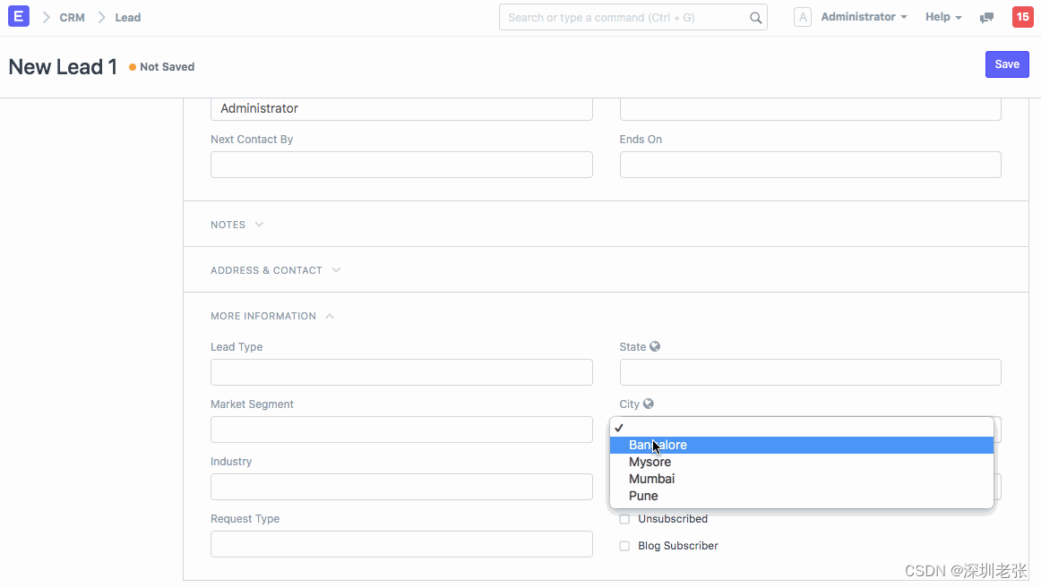 Filter Options in Select Field