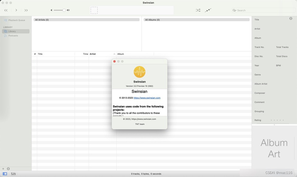 音乐播放器Swinsian mac功能介绍