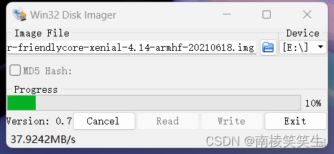 20240408通过win32diskimager给TF卡写入Ubuntu Core 16.04