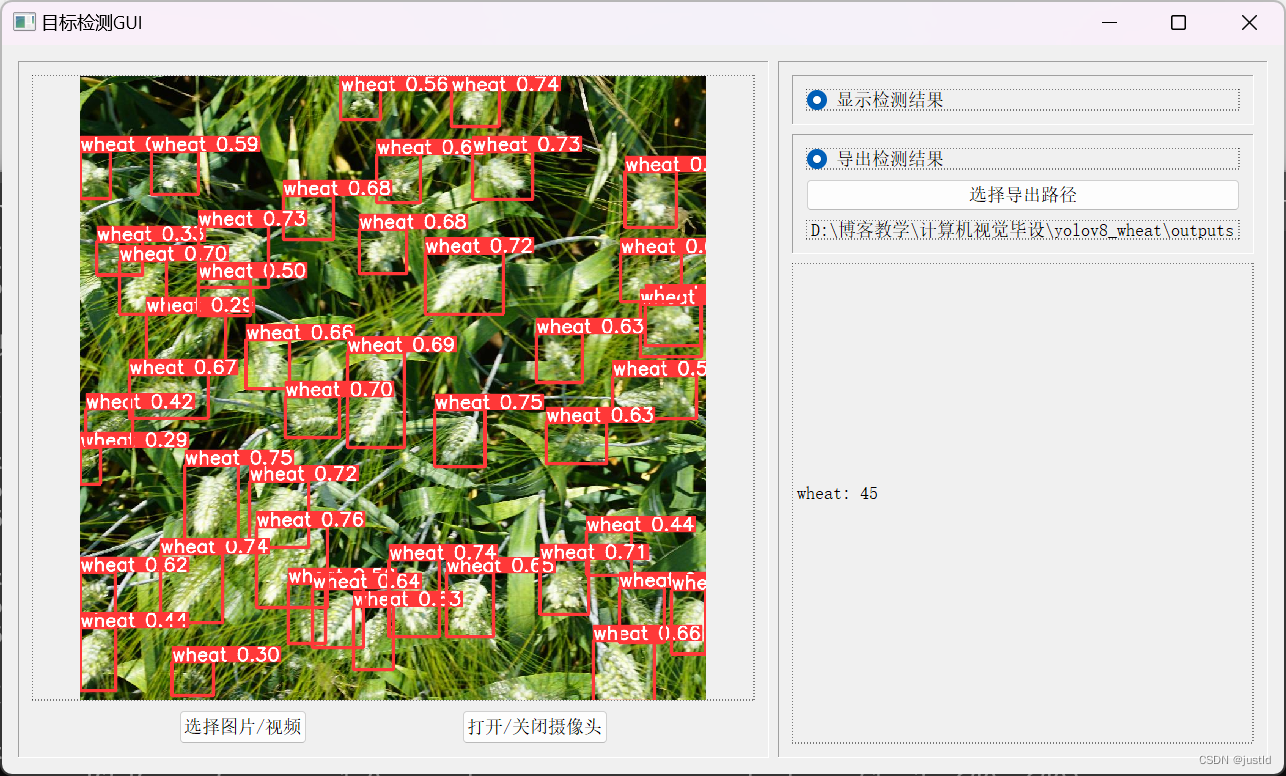 【深度学习目标检测】十六、基于深度学习的麦穗头系统-含GUI和源码（python，yolov8）