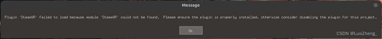 启动 UE4编辑器报 加载 Plugin 失败