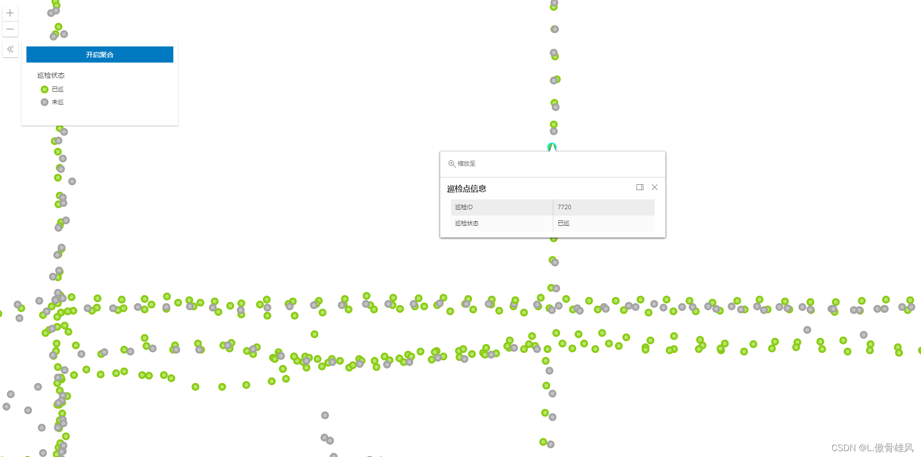 基于arcgis js api 4.x开发点聚合效果