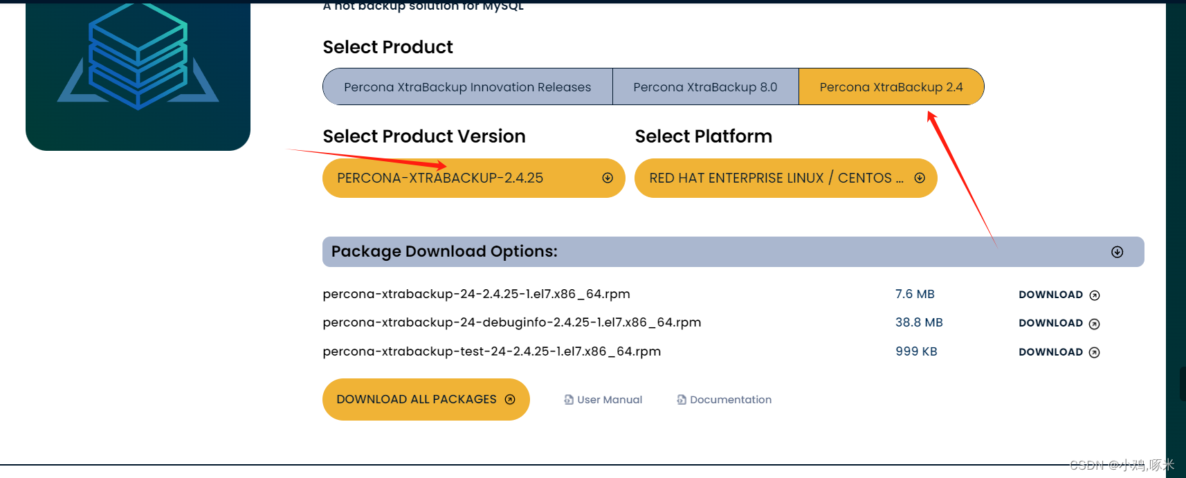 xtrabackup2.4