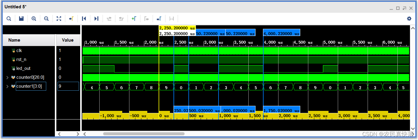 【IC设计】Verilog线性序列机点灯案例(二)（小梅哥课程）