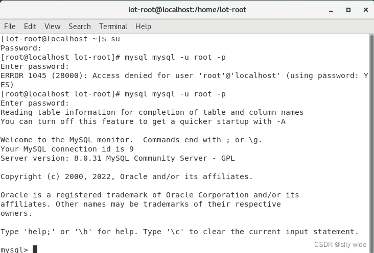 Centos-Linux安装部署MySQL-8.0