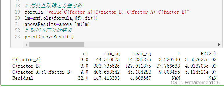 python统计分析——多组比较