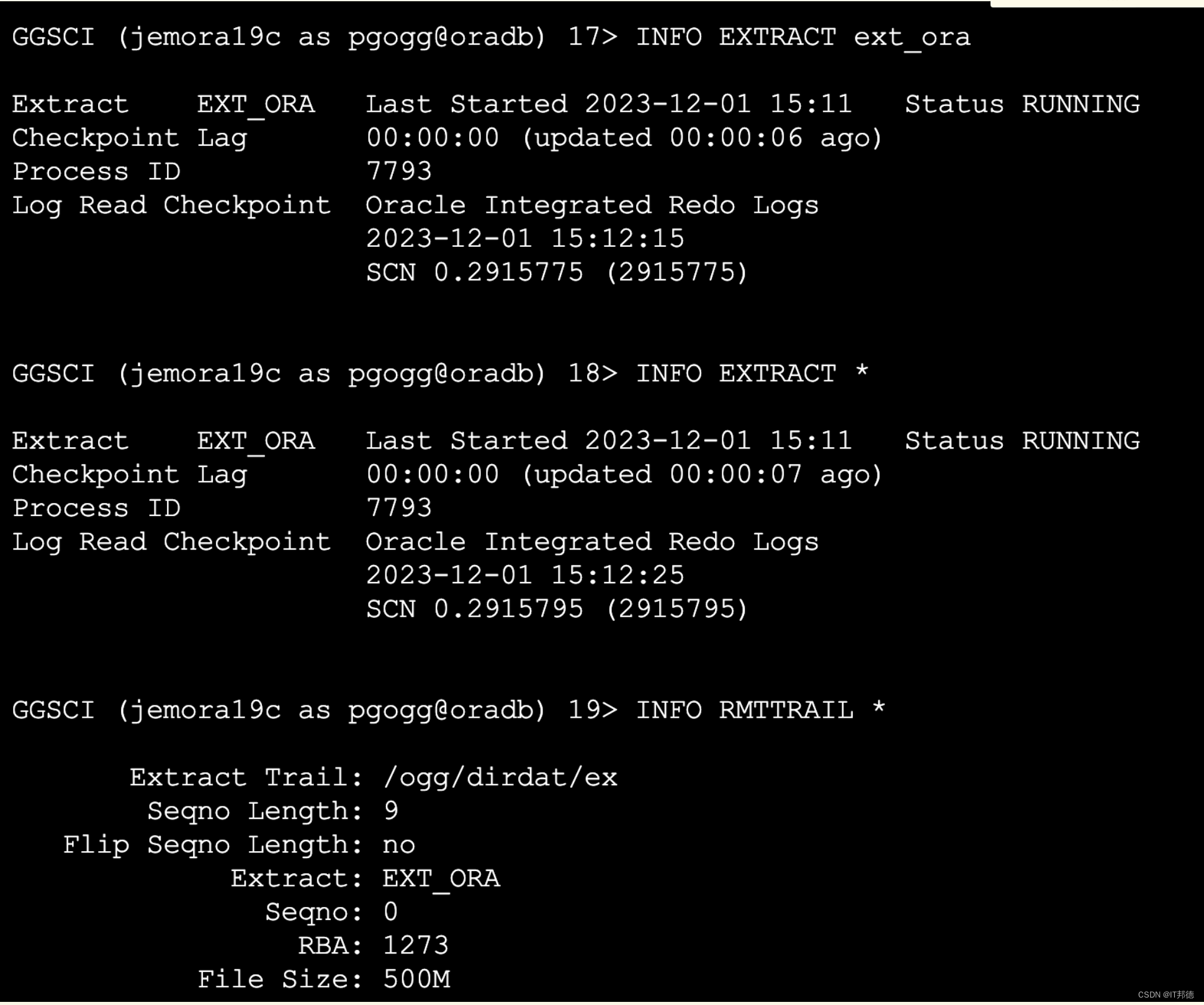 OGG实现Oracle19C到postgreSQL14的实时同步