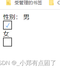 将html的radio单选框自定义样式为正方形和对号