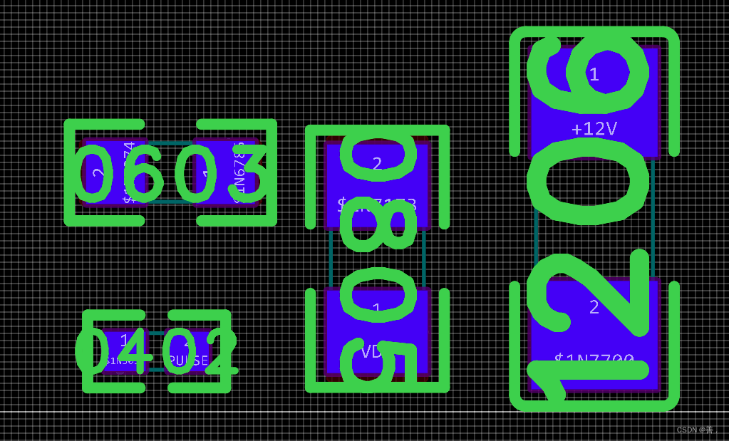 pcb封装的丝印大小