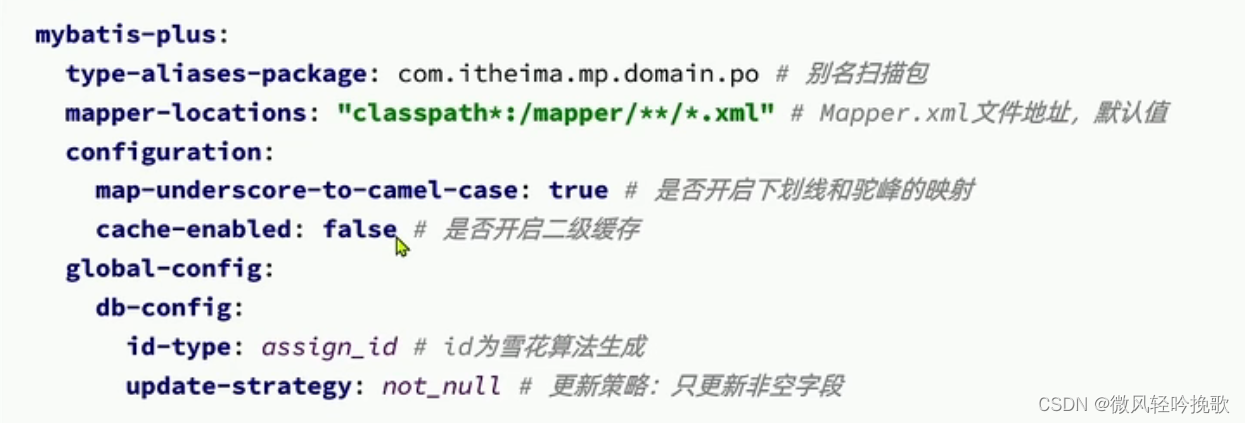 Mybatis Plus 基础功能 BaseMapper和基础配置以及注解