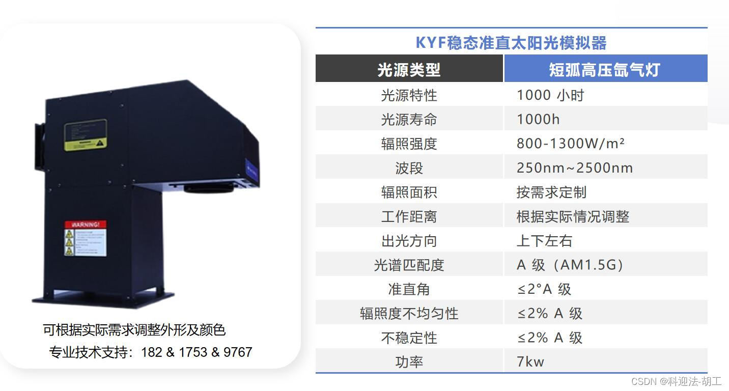 模拟日光AR汽车HUD的光学特性太阳光模拟器