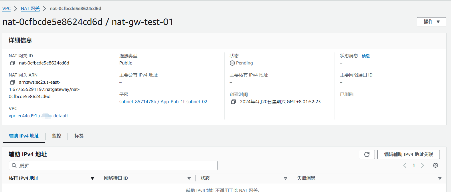 Aws Nat Gateway