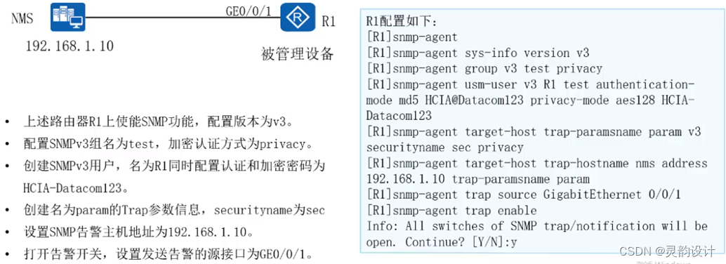 学习笔记——网络管理与运维——SNMP(基本配置)