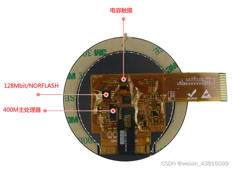 新品发布：广州大彩科技COF系列2.1寸480*480 IPS 串口屏发布！