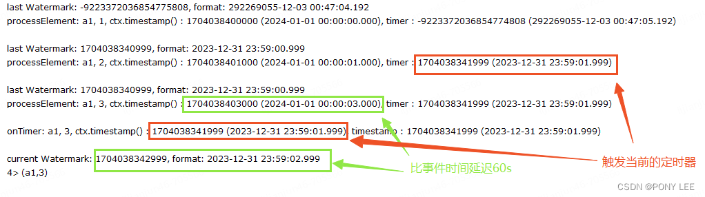 Flink的KeyedProcessFunction基于Event Time和Process Time的定时器用法实例分析