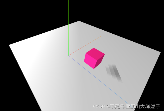 three.js（3）：添加three. js坐标轴、光源和阴影效果