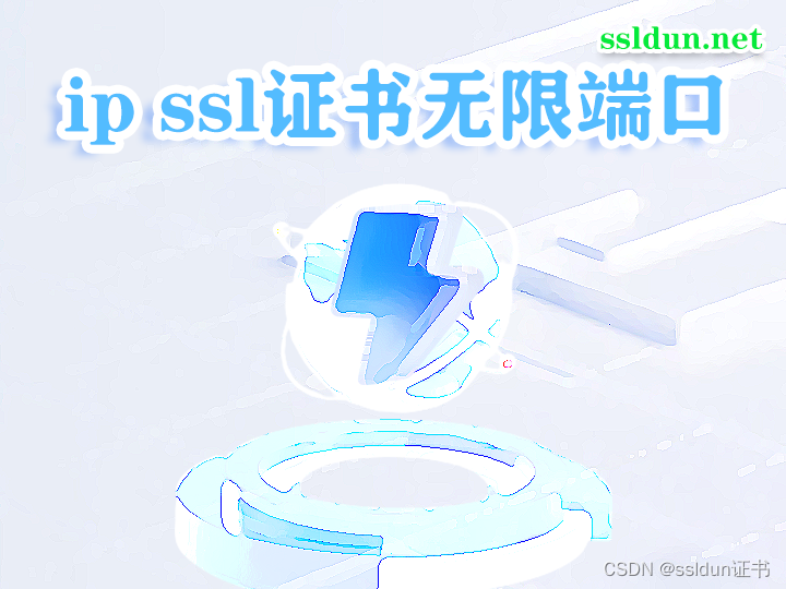 ip ssl证书无限端口网站