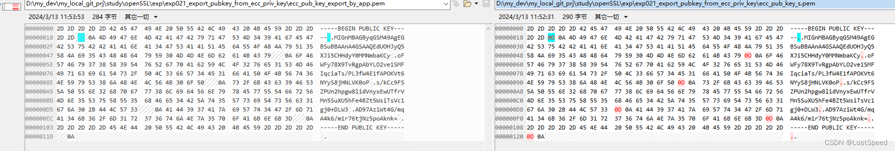 openssl3.2 - exp - export ecc pubkey from ecc priv key