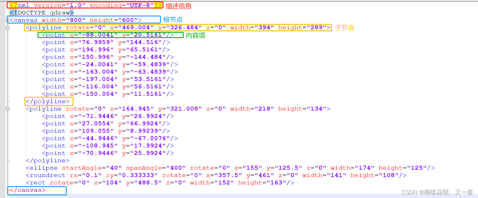 QT 使用XML保存操作记录