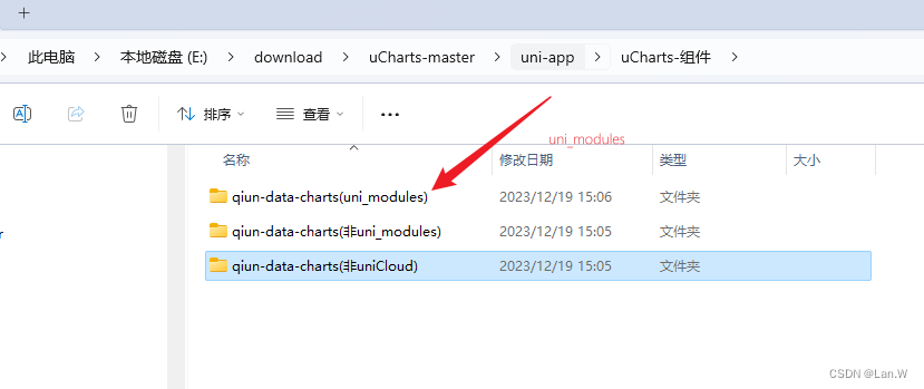 uniapp 导入ucharts图表插件 H5项目， 使用echarts eopts配置