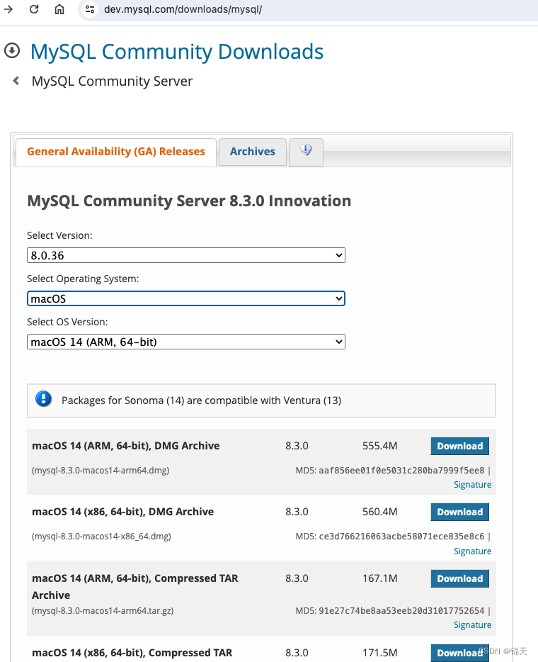 mysql download 2024