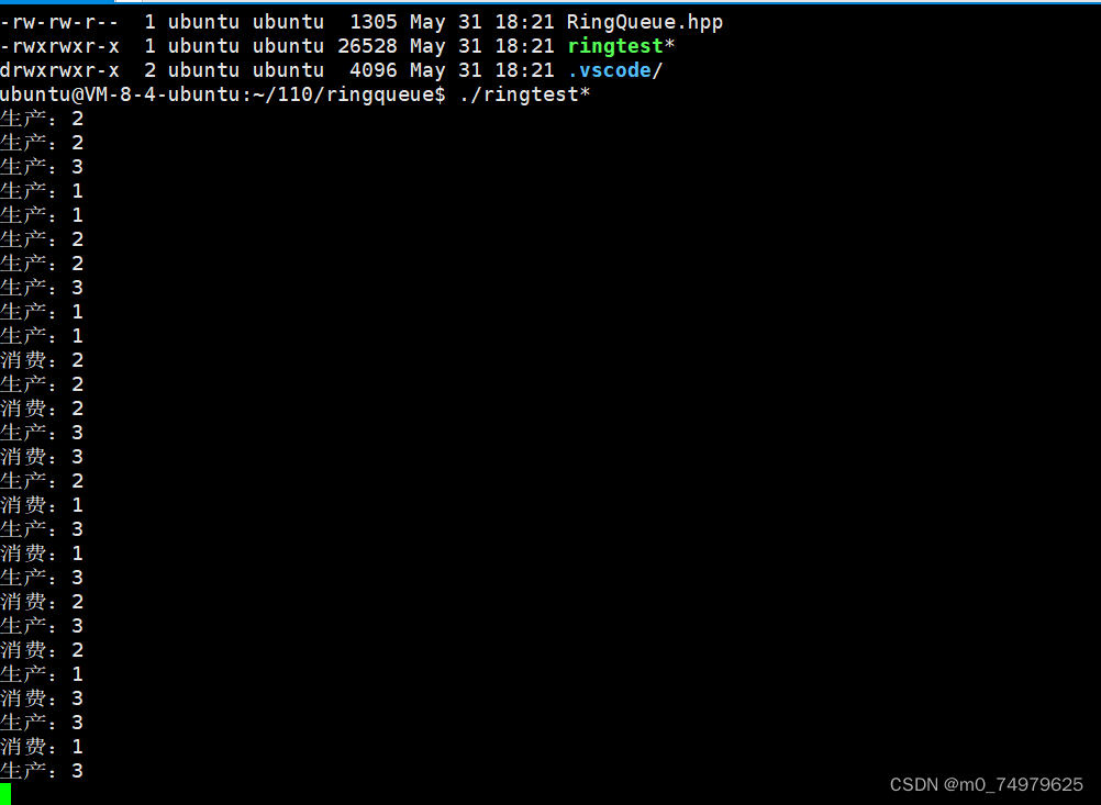 linux---生产者和消费者模型