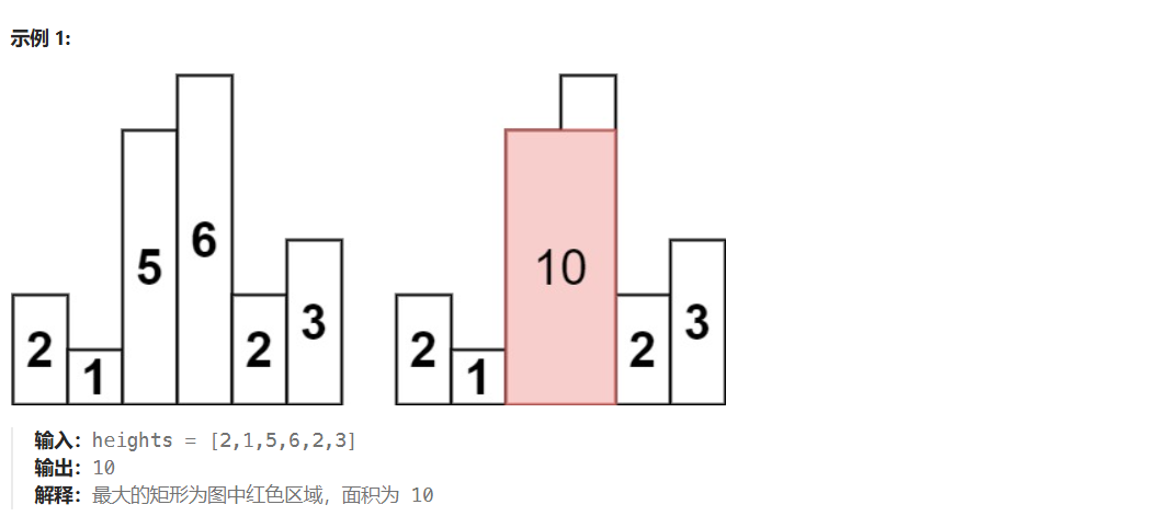 LeetCode84：柱形图中最大的矩形