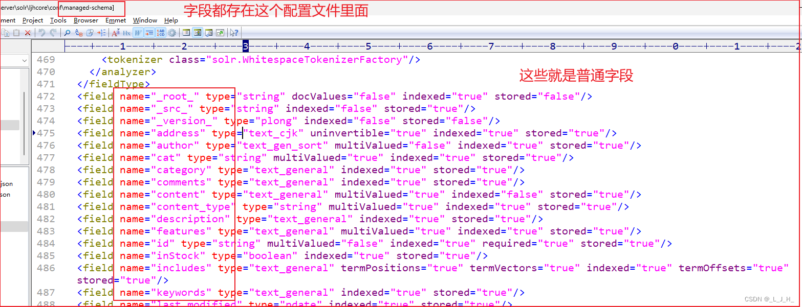 06、全文检索 -- Solr -- Solr 全文检索之在图形界面管理 Core 的 Schema（演示对 普通<span style='color:red;'>字</span><span style='color:red;'>段</span>、动态<span style='color:red;'>字</span><span style='color:red;'>段</span>、拷贝<span style='color:red;'>字</span><span style='color:red;'>段</span> 的添加<span style='color:red;'>和</span>删除）