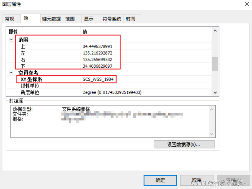 使用ArcMap10.8修改tif影像的地理坐标系