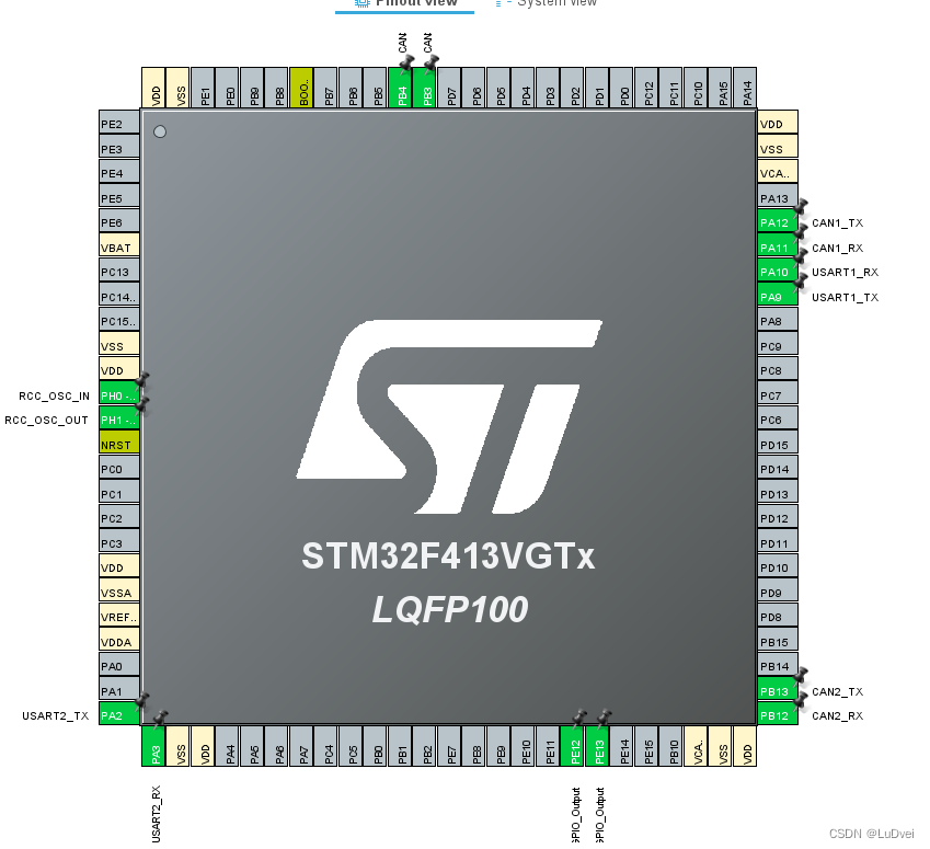 使用STM32CubeMX对STM32F4的CAN1/2/3配置及接收中断开启