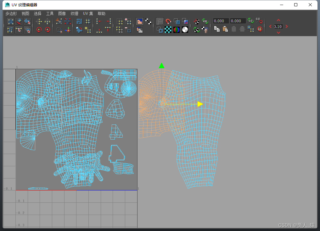 3D模型人物换装系统（五 模型核批之后模型uv不正确）模型UV不正确